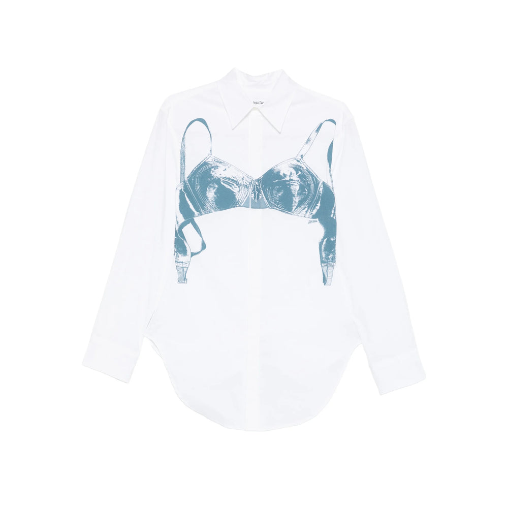 Jean Paul Gaultier Shirts - White, Blue | 65656bce0c97d9b390ae710106d36c9a406f1d8e