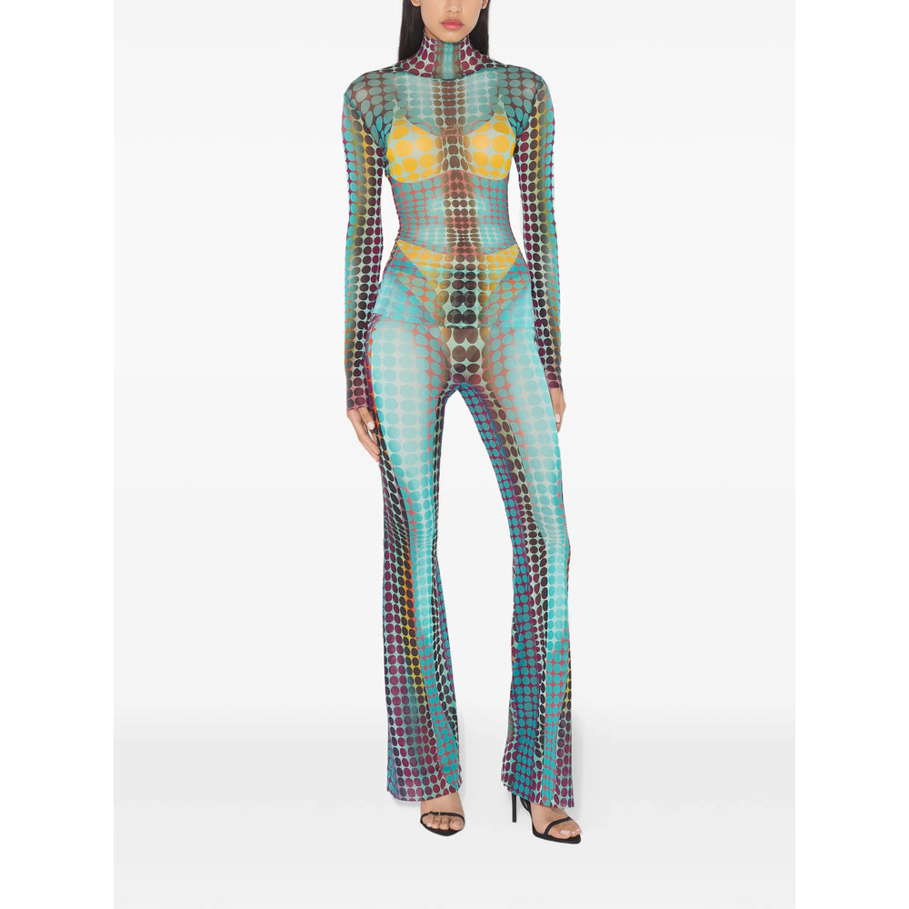 Jean Paul Gaultier Pants - Blue, Red | 06e23501dc1cf710e961880a6714f0cd1252b7e5