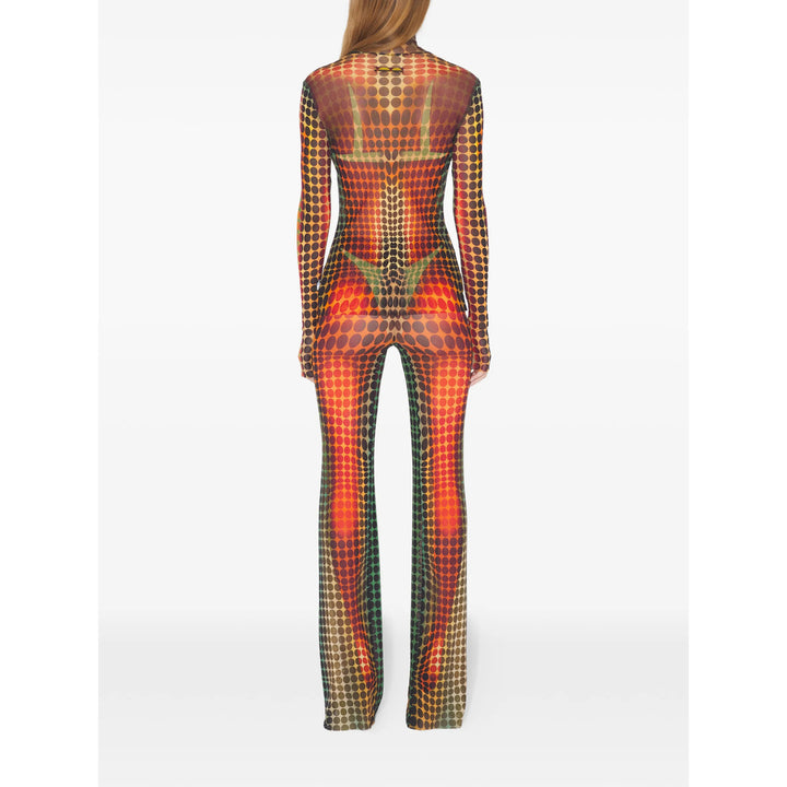 Jean Paul Gaultier Pants - Yellow, Red | 90ba4d2e88ec4a4ac3f7211c6a0ad124e93fe8c1