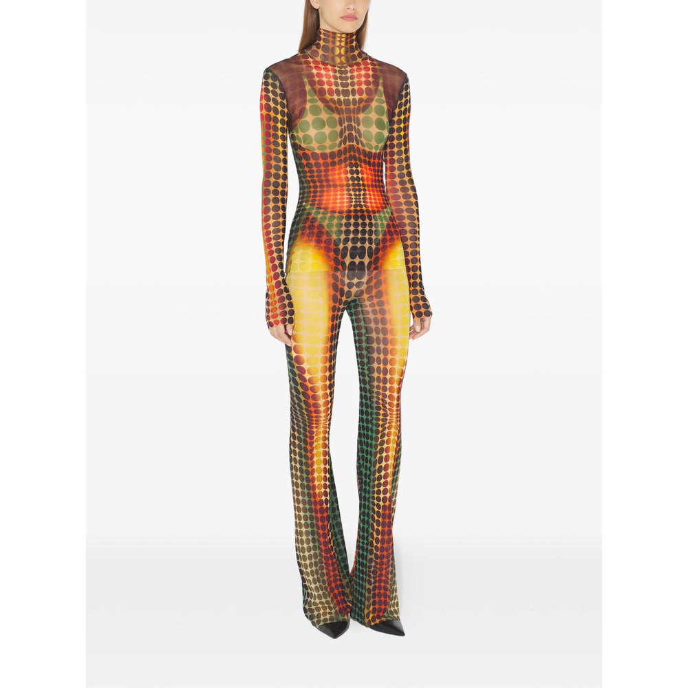 Jean Paul Gaultier Pants - Yellow, Red | c045d5bedb281e9857f17ce2d1a617b59495fe2a