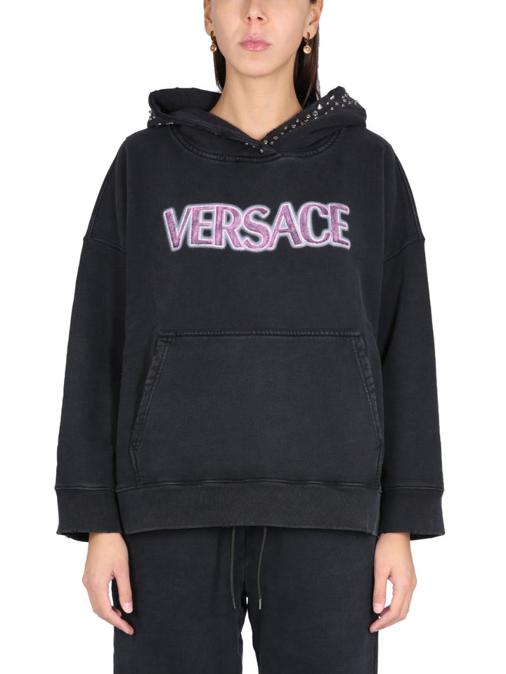 Versace Sweatshirts - Black | Wanan Luxury