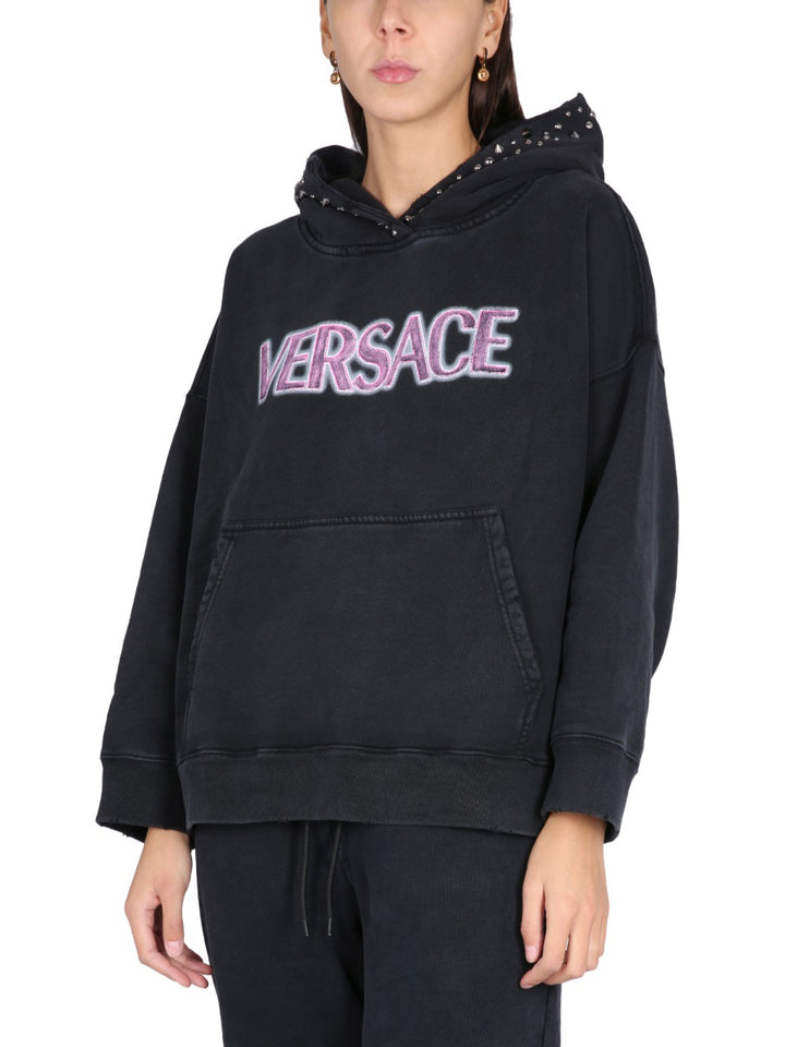 Versace Sweatshirts - Black | Wanan Luxury