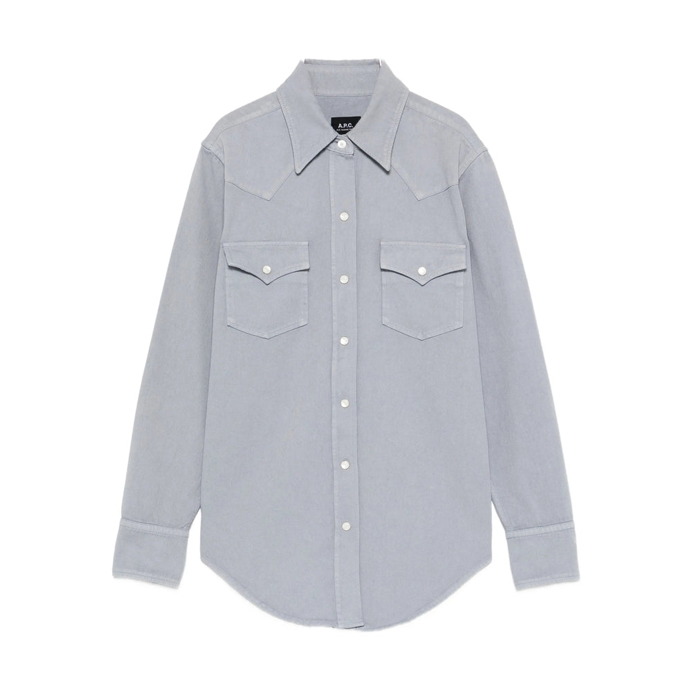 A.P.C. Shirts - Gray | 53e4af86000810bc3a1c937d22e6ce1d27f2d93e