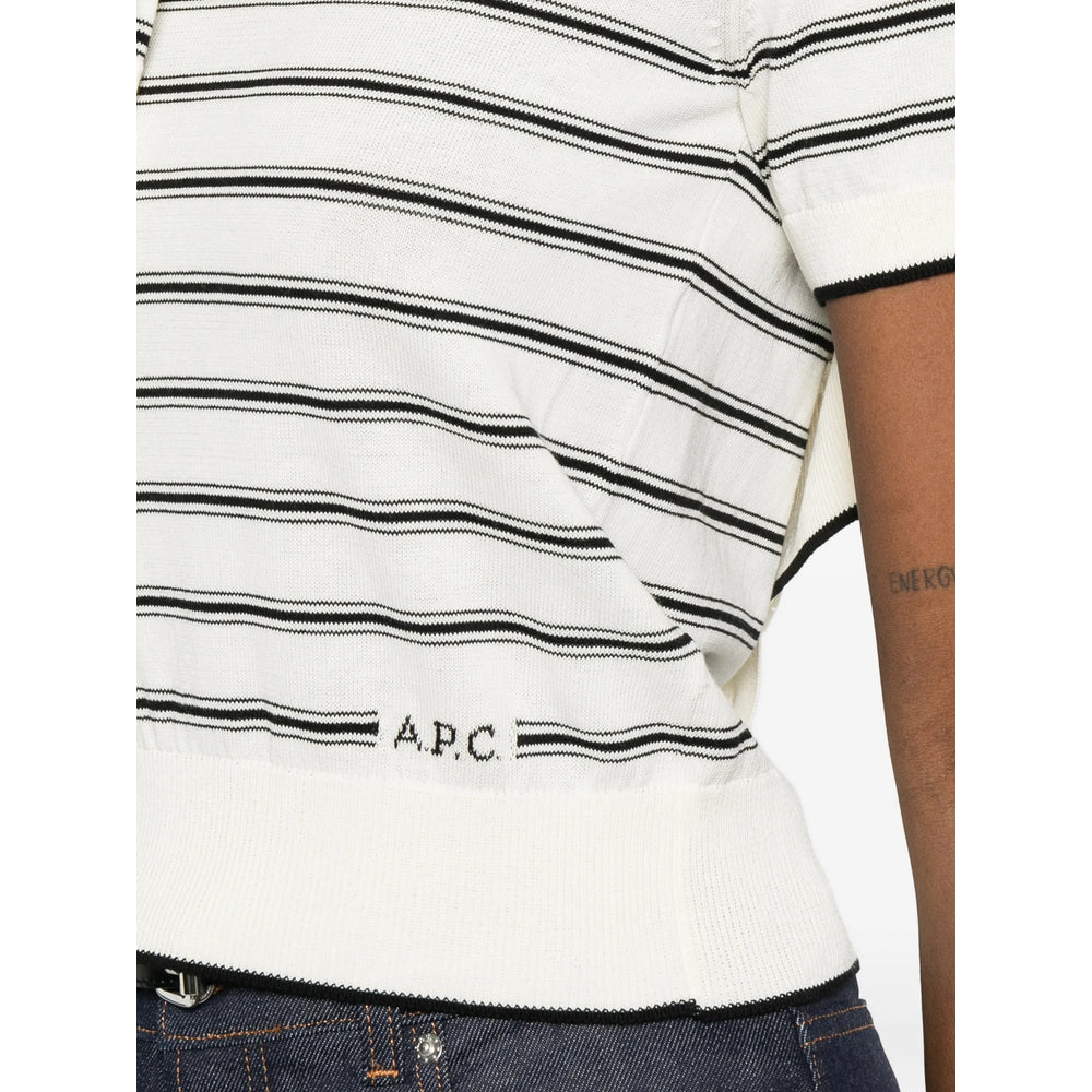 A.P.C. Sweaters - White, Black | 3d1976655ee1ba8d8bfe77b5bb481bc4536122a4