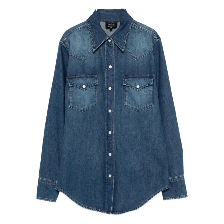 A.P.C. Shirts - Blue | e932f11f76d256799f961841dc7eb162ac09a4c7