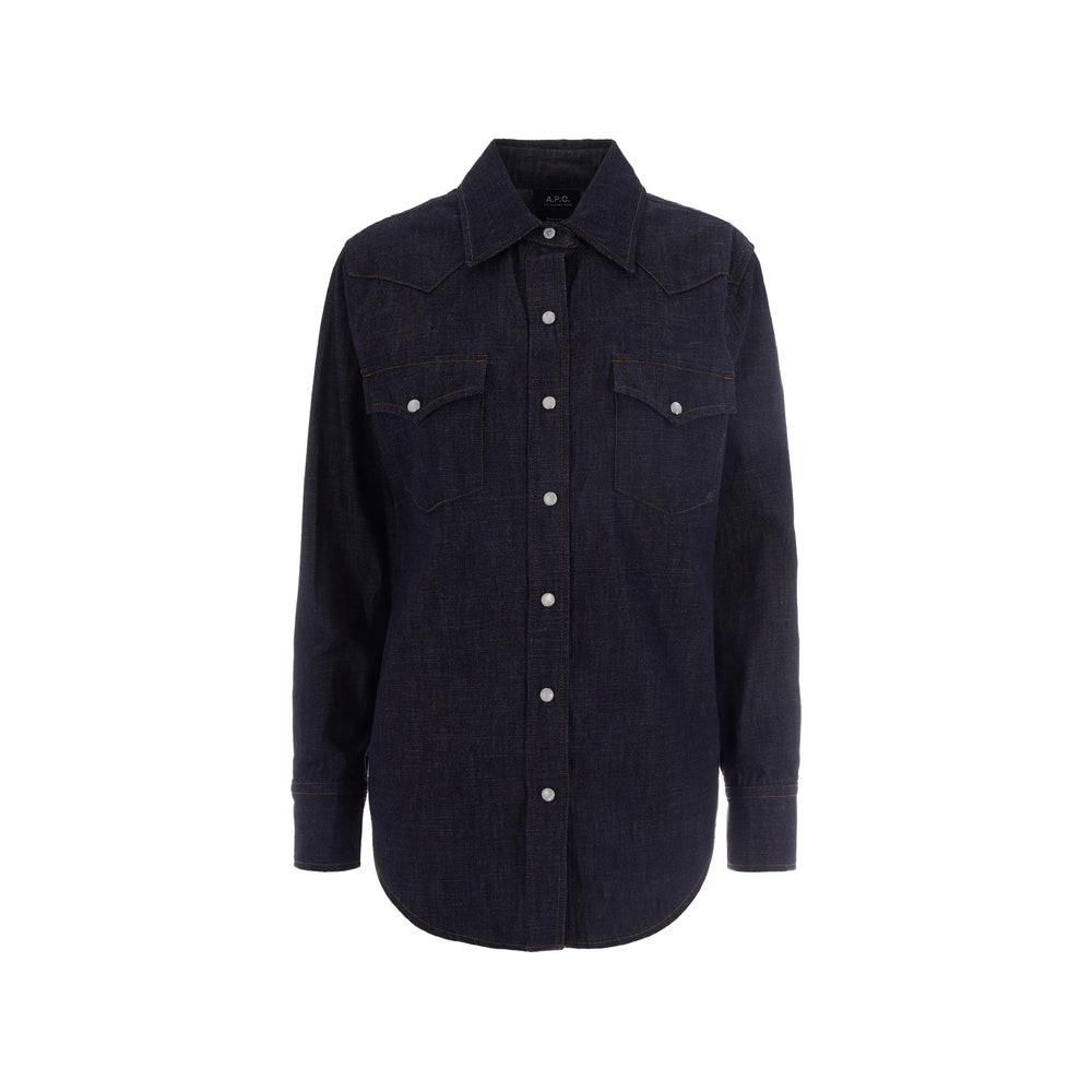 A.P.C. Shirts - Blue | bda3100c904da88f9df8b194d5005a5a3261fab4