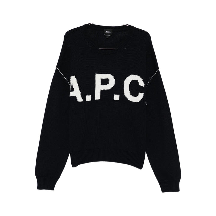 A.P.C. Sweaters - Blue, White | 0f2d3a6b38e404e2f4ee31cc9ef4012664a72968