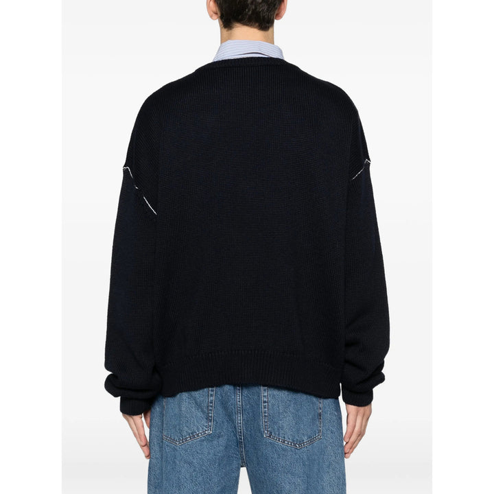 A.P.C. Sweaters - Blue, White | 7e139629db9fc396388bccd66d736dc72938782e