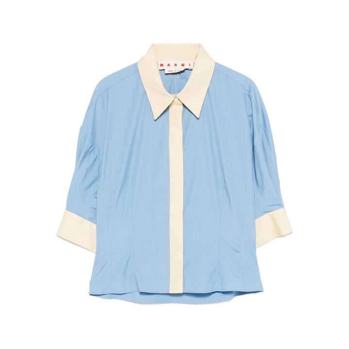 Marni Shirts - Blue, Neutral | aff7f532098618a9fa4c9aa0602dbb78453a5ef0