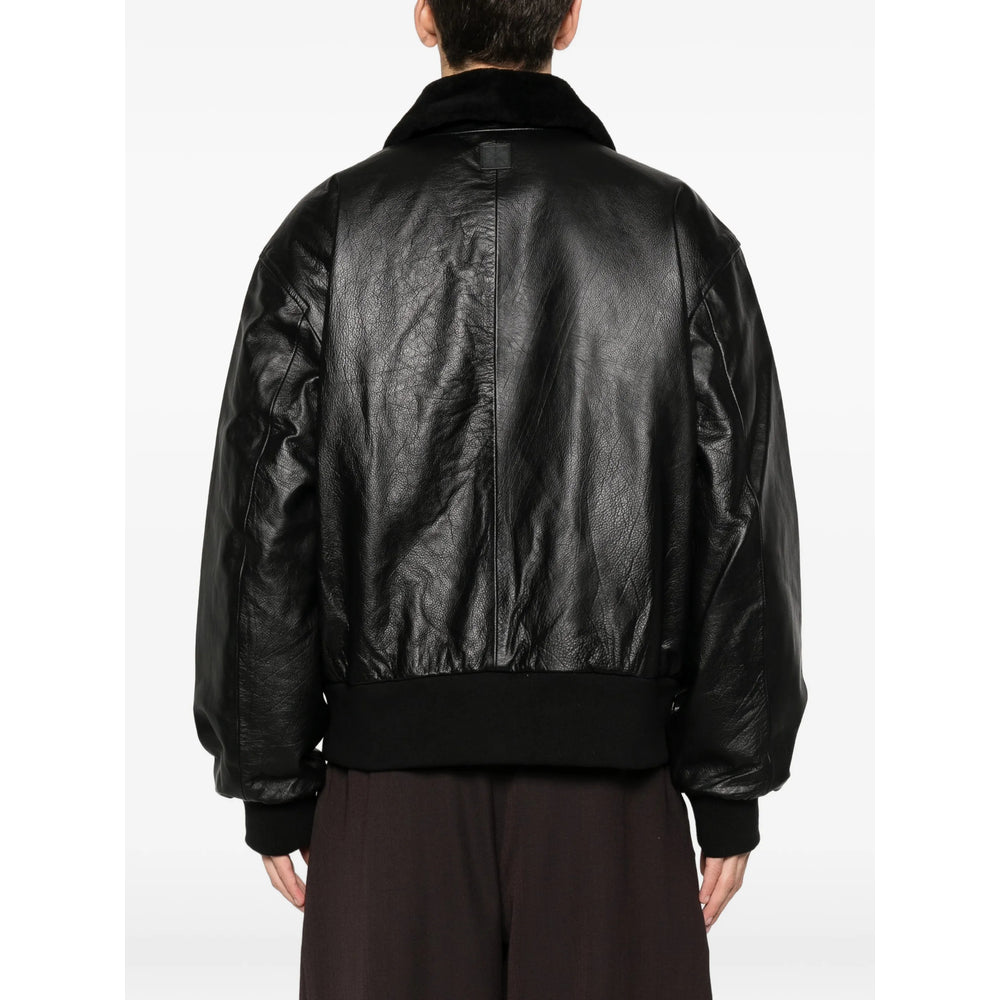 Calvin Klein Leather Outerwears - Black | f0bce91d9f8f5f613a436ae9fea0ba6f10a69fe9