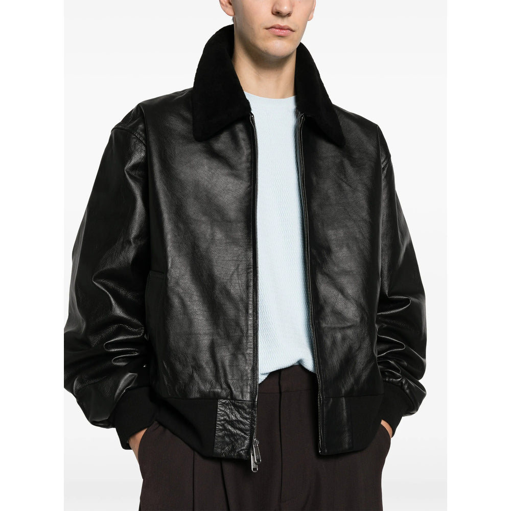 Calvin Klein Leather Outerwears - Black | ca90f350e5bb761c6eb50991e2e1c6fd15505f94
