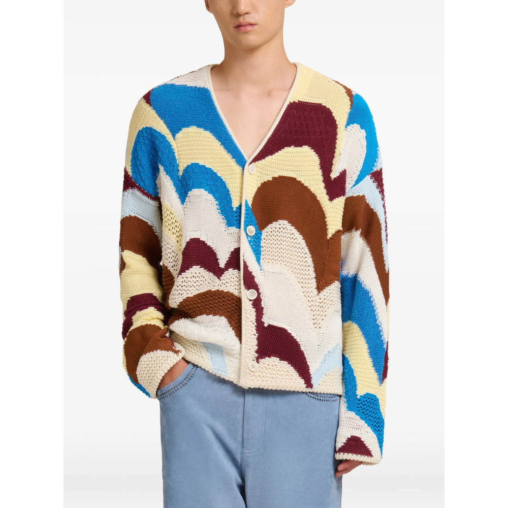 Marni Sweaters - Blue, Yellow | 6bd1d8700e471671f323f974cdf7c0b691b6a7be