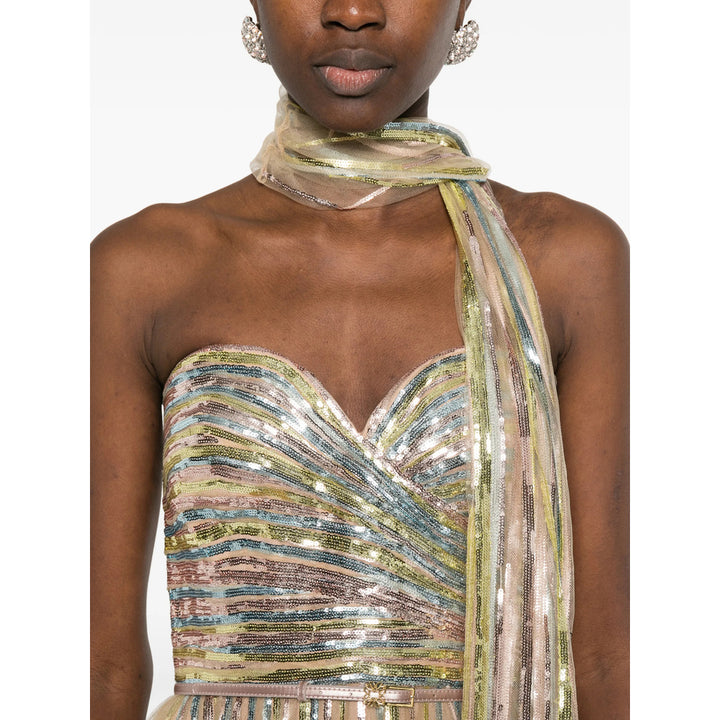 Elie Saab Dresses - Neutral, Silver | d52a8afef8d1aa6317483e26644bd6803f128d22