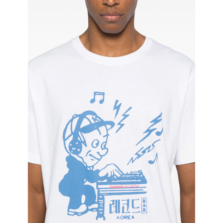 Kompakt Record Bar T Shirts - White | 8d7c516cb93f685a336d6918a3c834e1bddf9b7c
