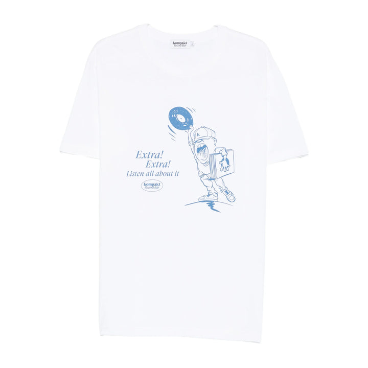 Kompakt Record Bar T Shirts - White | 86b2692d1a0e4d747ed6767eb95d9004dfc0c3fa