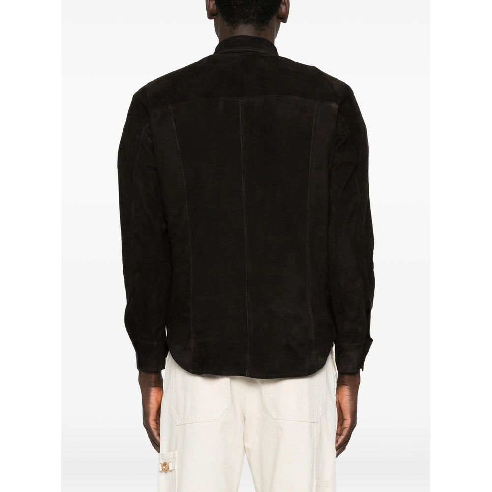 Rifugio Leather Shirts - Brown | 52f63c4cf4a517071ab87c281b73e473852bffc8