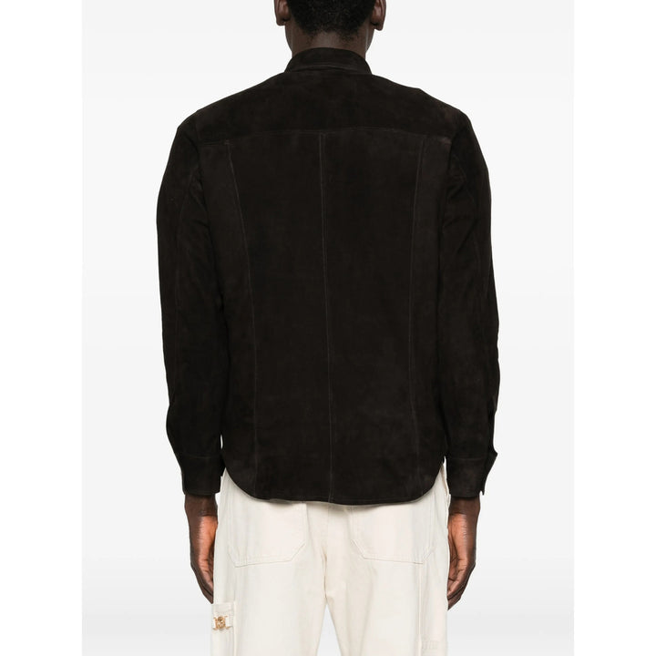 Rifugio Leather Shirts - Brown | 52f63c4cf4a517071ab87c281b73e473852bffc8