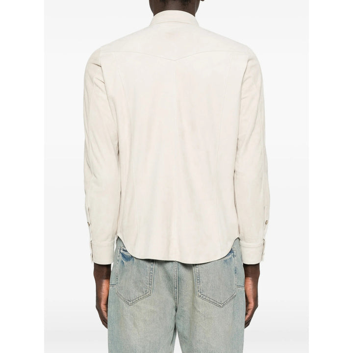 Rifugio Leather Shirts - Neutral | 2864465722f4fe39f480ae93b7236d8a202e7807