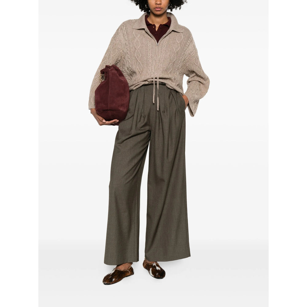 Viktoria Chan Pants - Brown | ef255409d7c6e1ba261f016ca334d0439f4034c4