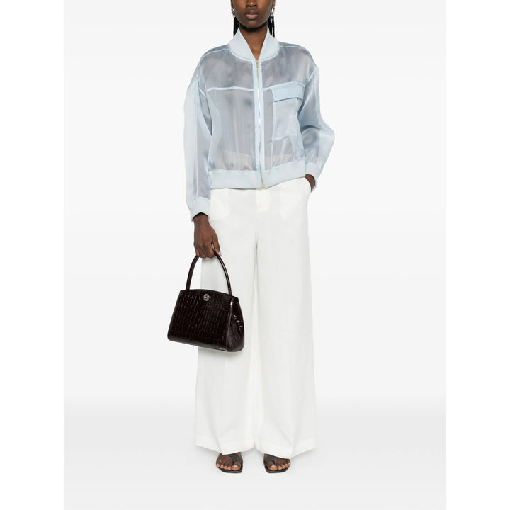 Fabiana Filippi Outerwears - Blue, Gray | cba0e0c4f4100aa57318f7b3df2bd82d87978f4f