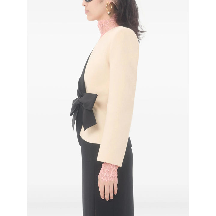 Valentino Outerwears - Black, Neutral | cc3b310fe7a361e4e7957adbbc732af8557976d1