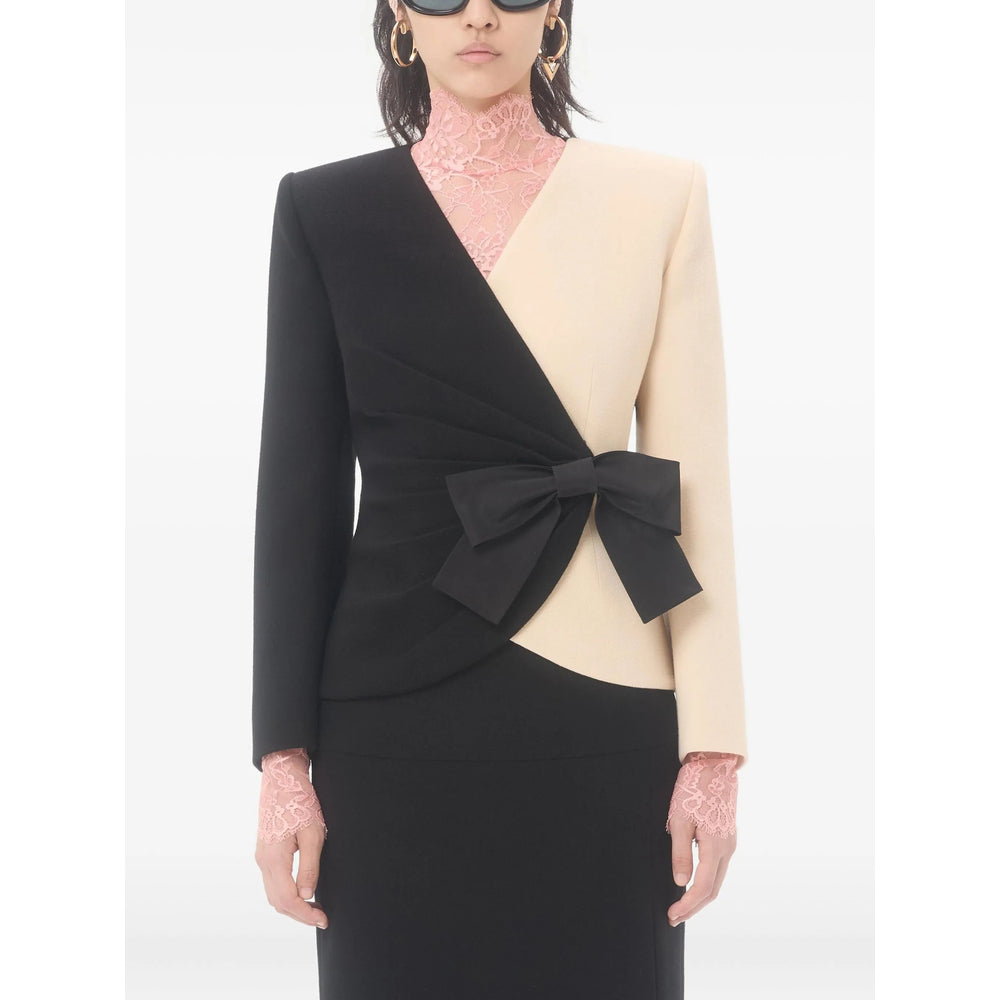 Valentino Outerwears - Black, Neutral | 0b0a5b18e9ed4f3b44cc5d45b9049a9bc1cd467a