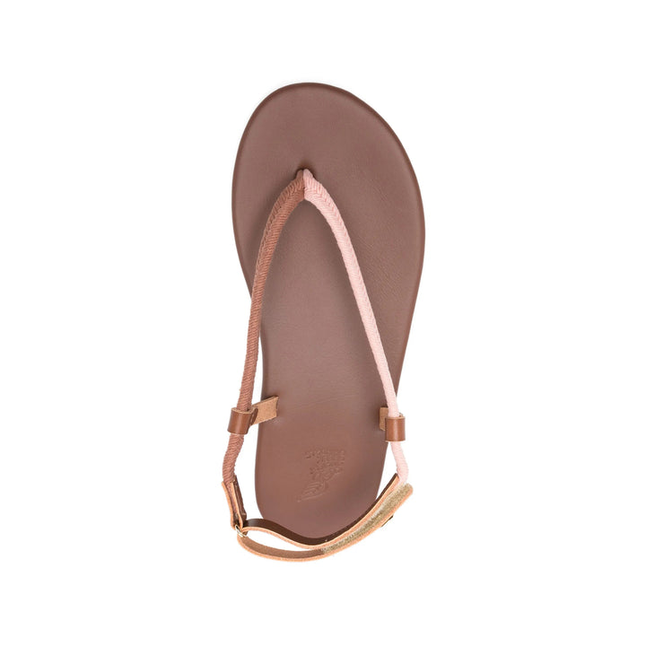 Ancient Greek Sandals Shoes - Brown, Pink | eacc5fa84566ecb85d03d6d784f299b249279a0b