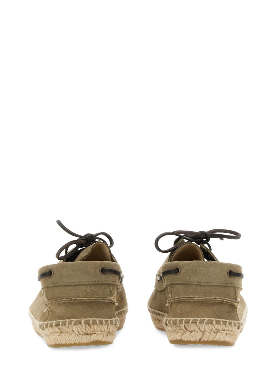 Manebí Flat Shoes - Green | Wanan Luxury