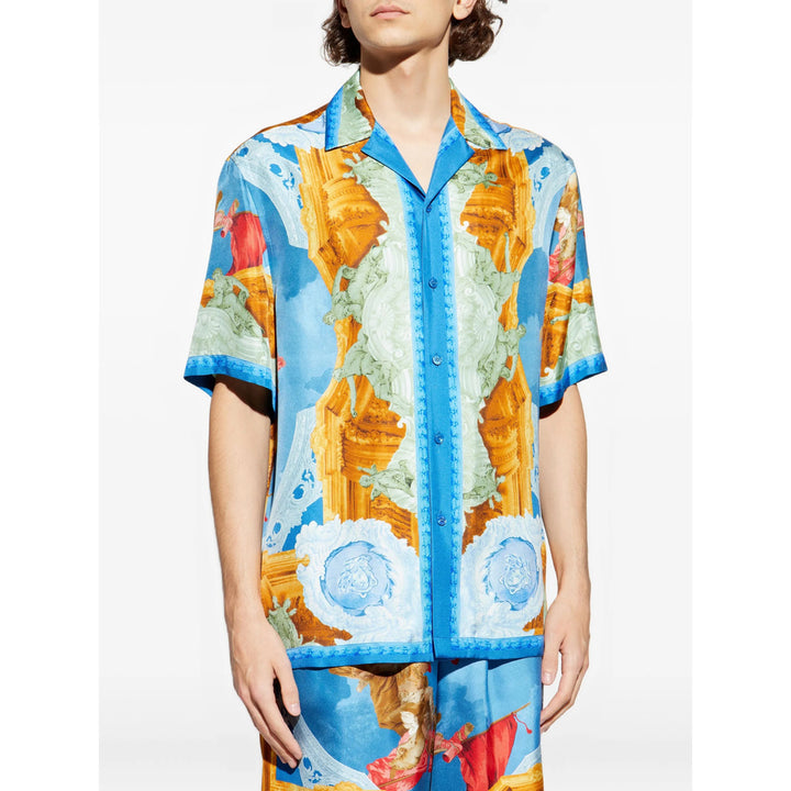 Versace Shirts - Blue | 71709ff88ef1e46ec89a500c0d00d689f0cc0000