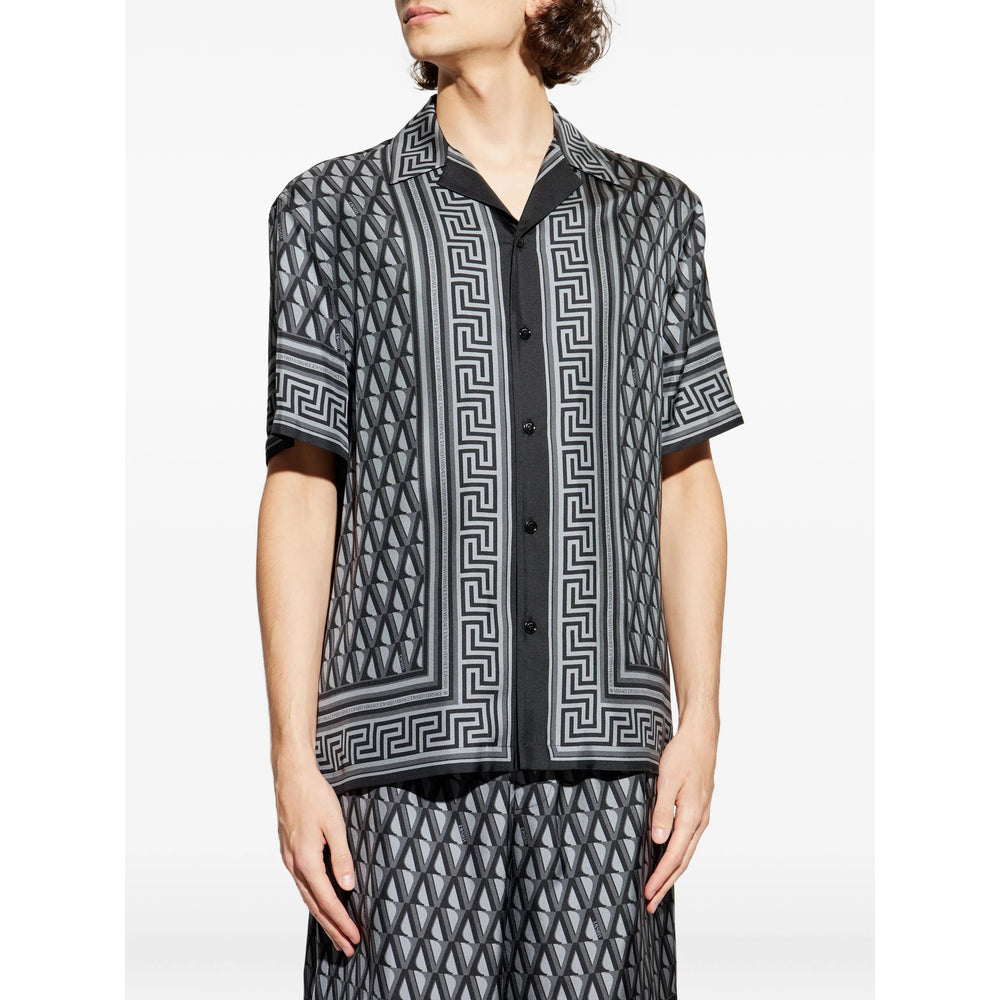 Versace Shirts - Gray, Black | 1e8b10224b7d982cb395af7d8477efb1babf84f6