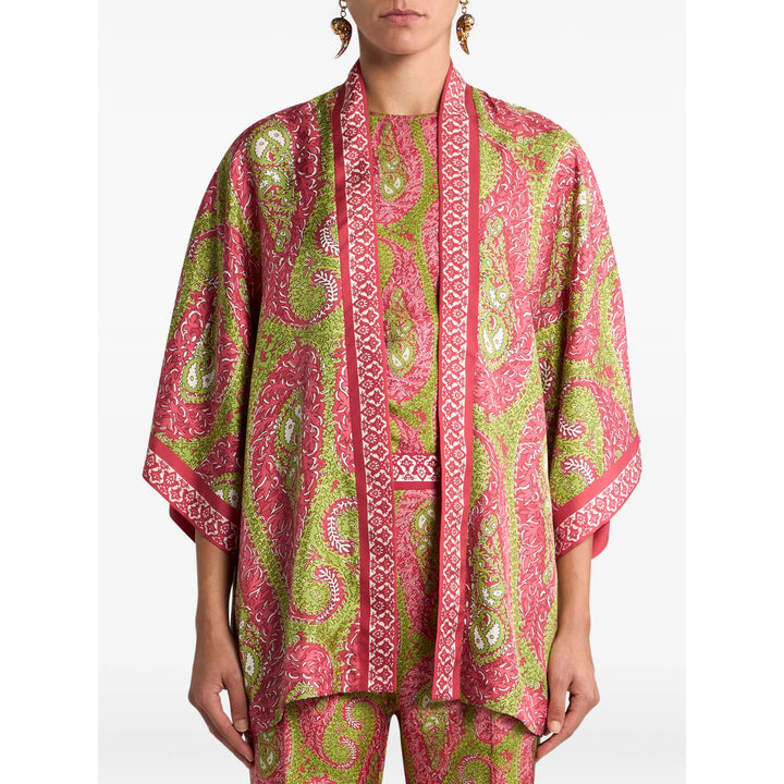 Etro Outerwears - Pink, Green | 9d05da474837b44dfbc3697560ae067d18c6b217