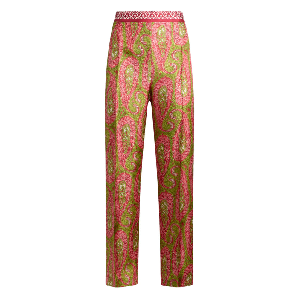 Etro Pants - Green, Pink | 33c7d0e371992ccf601a80482b6c0fac0bcf97db