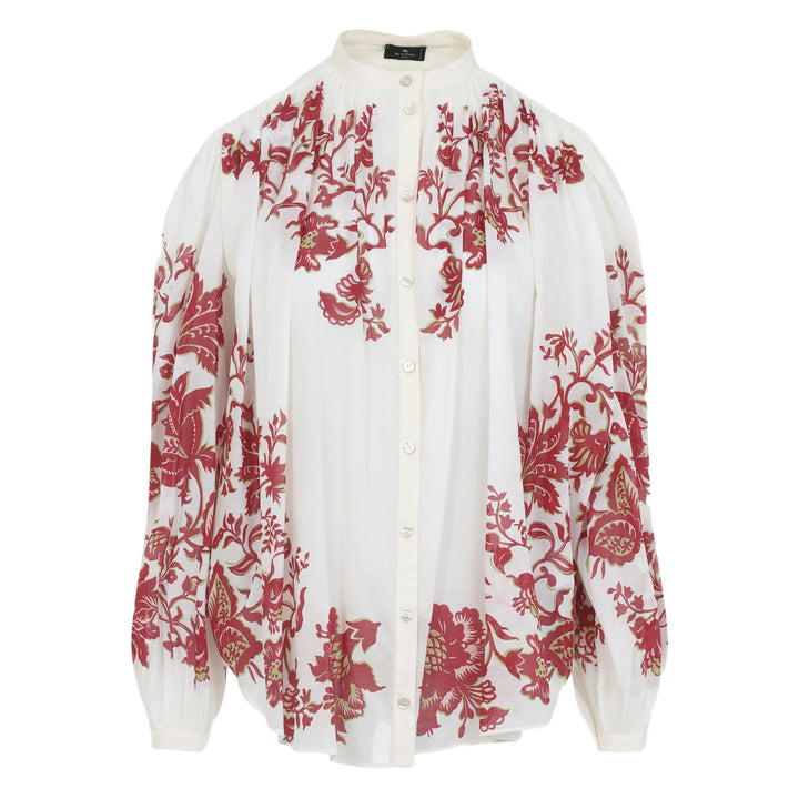 Etro Shirts - White, Red | 6772f8d990e09a69bc3619637aca0eaef530bc30