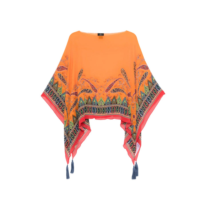Etro Capes - Orange/Red | 68014a30321d6c5f51da2ca3f686cc05b6a7a9a8
