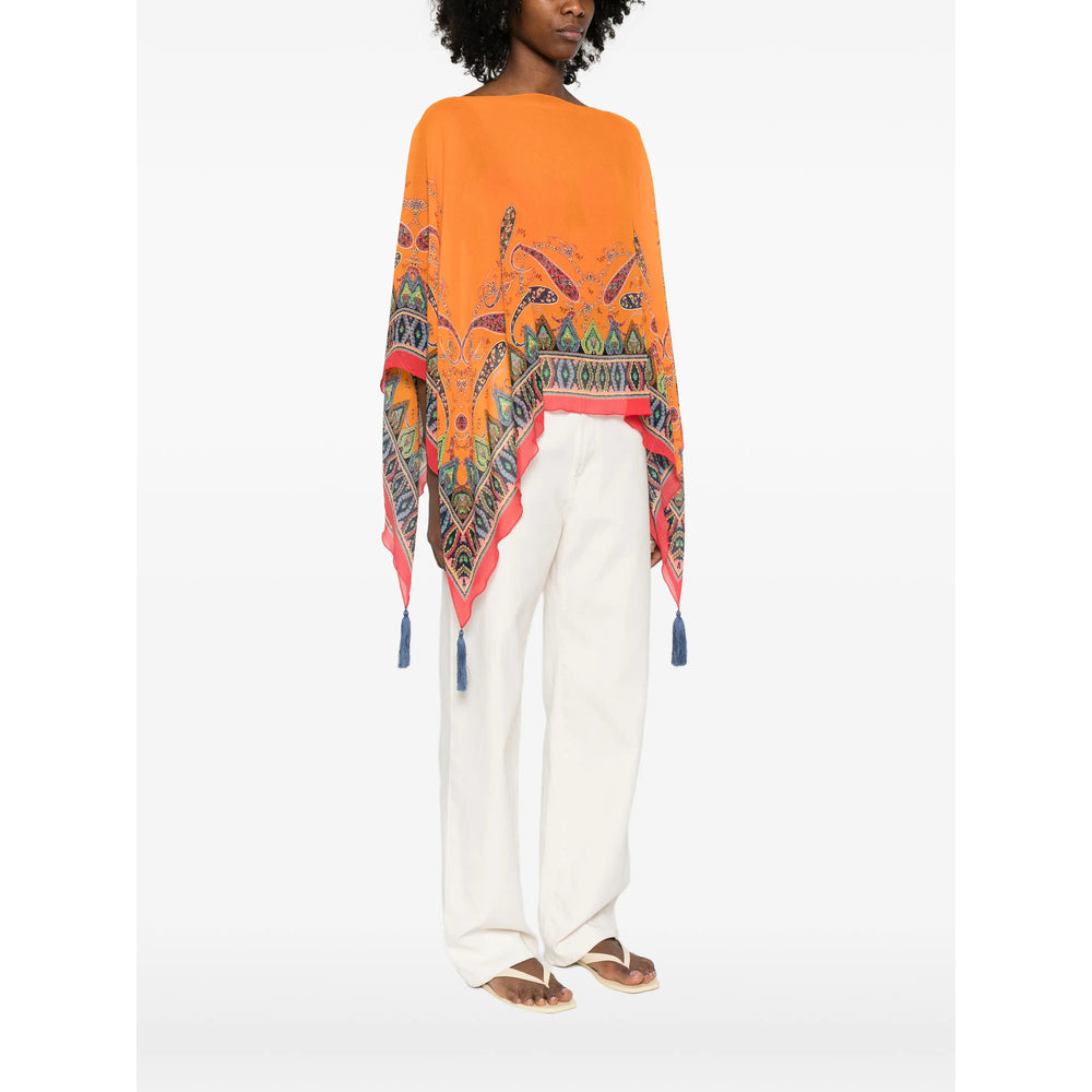 Etro Capes - Orange/Red | 64a462dee99299e86eba28d43469a214c1a1be13