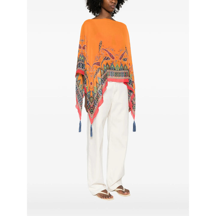 Etro Capes - Orange/Red | 64a462dee99299e86eba28d43469a214c1a1be13