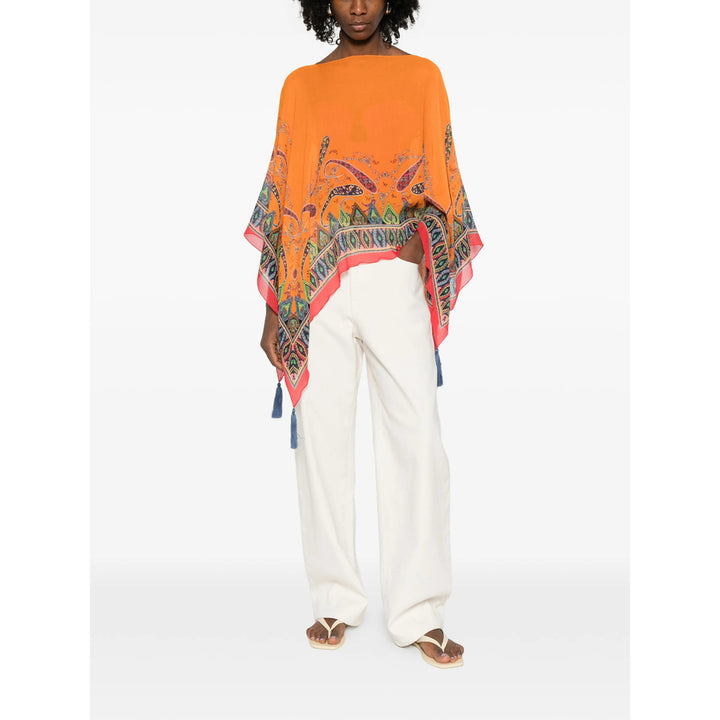 Etro Capes - Orange/Red | 025b9a8205400318076e3c23aa6f3f51713bbcb5