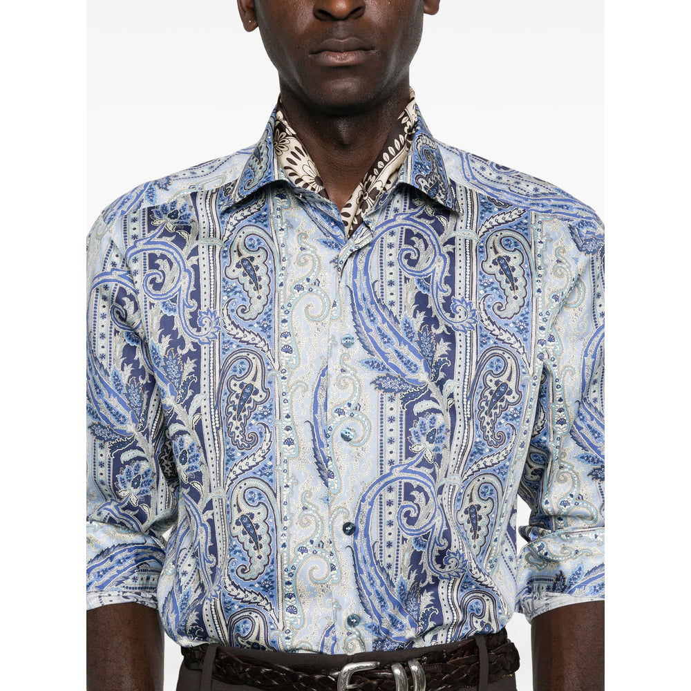 Etro Shirts - Blue | ff419faa7c2d161e91199a7b19aefea3dd198df1