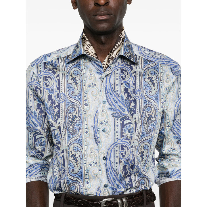 Etro Shirts - Blue | ff419faa7c2d161e91199a7b19aefea3dd198df1