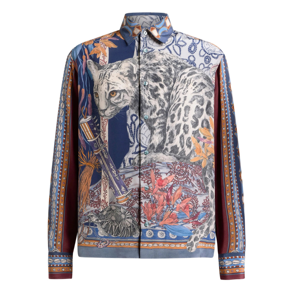 Etro Shirts - Blue | 7d16ad7e69b3c2095228f4b18b467437eb9e7419