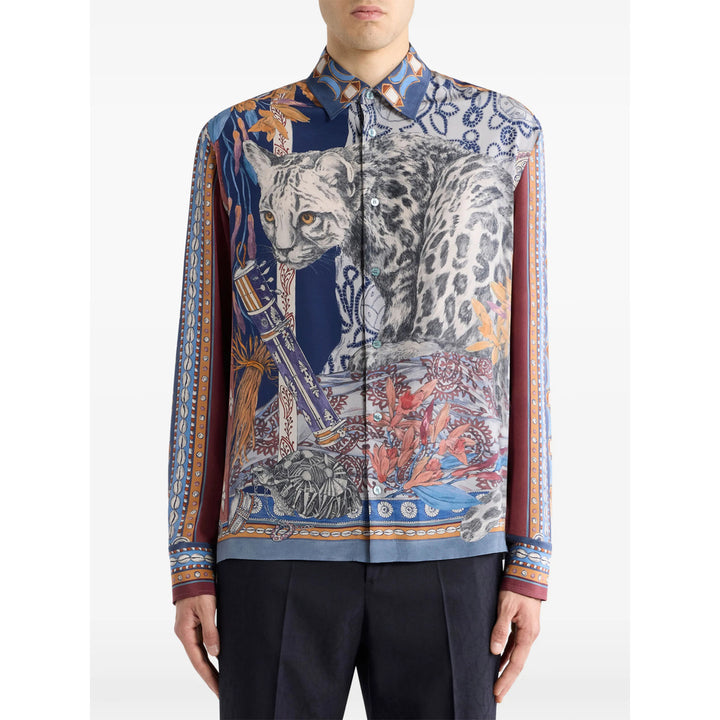 Etro Shirts - Blue | bddf3bd4dcb3bd22d36dc910f855de68d69a1d72