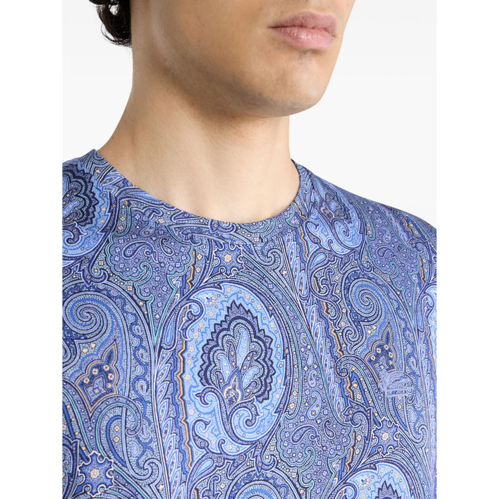 Etro T Shirts - Blue | 8f0c7cd70fc7de7ae317147a16ca7118a1acbf43