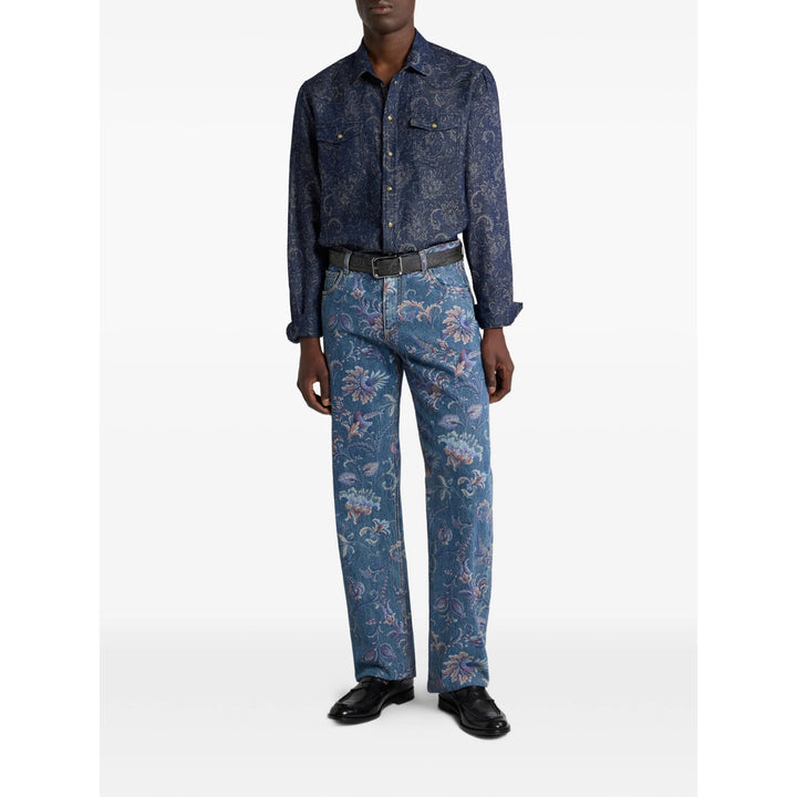 Etro Shirts - Blue, Gray | 1c3c1670678e3516eb4f4457c90943f8ea3016b2