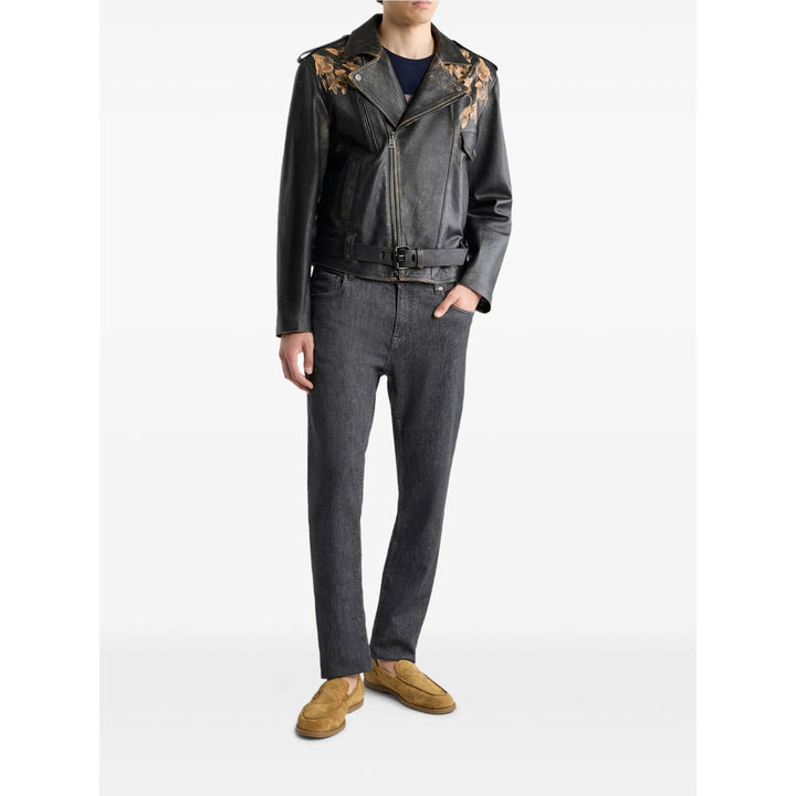 Etro Leather Outerwears - Black | 9f8d2b1d0c0c3ee9cb18cd24839dce11da0e08cd