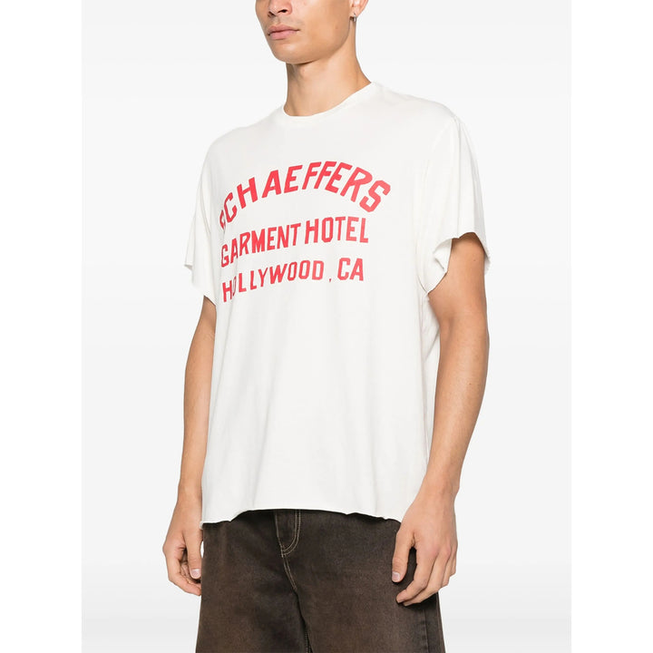 Schaeffer'S Garment Hotel T Shirts - White | 0149aa96f59c10080edca02ca967dfc713e9ea0c