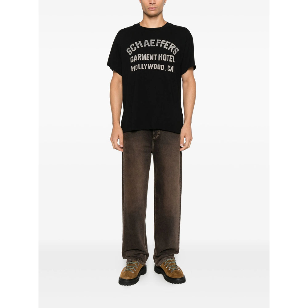 Schaeffer'S Garment Hotel T Shirts - Black | 2199c6319f0a80c6d66476dd756b4d6518f37a28