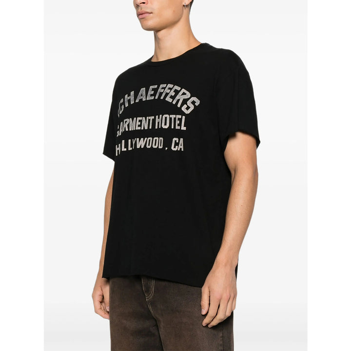Schaeffer'S Garment Hotel T Shirts - Black | f3b84b191f27bca493589234a736f350152d940d