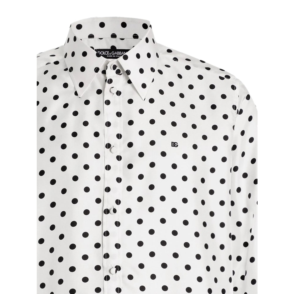 Dolce & Gabbana Shirts - White, Black | 237d3e12199eec77477d2c91428da8e67799e85f