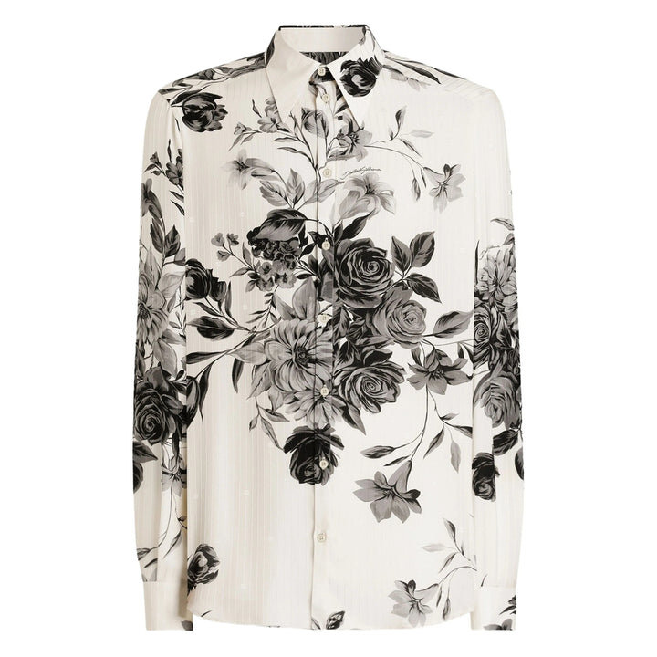 Dolce & Gabbana Shirts - White, Black | ad9f83190bcc25f1f668cb9d710fd255ae074276