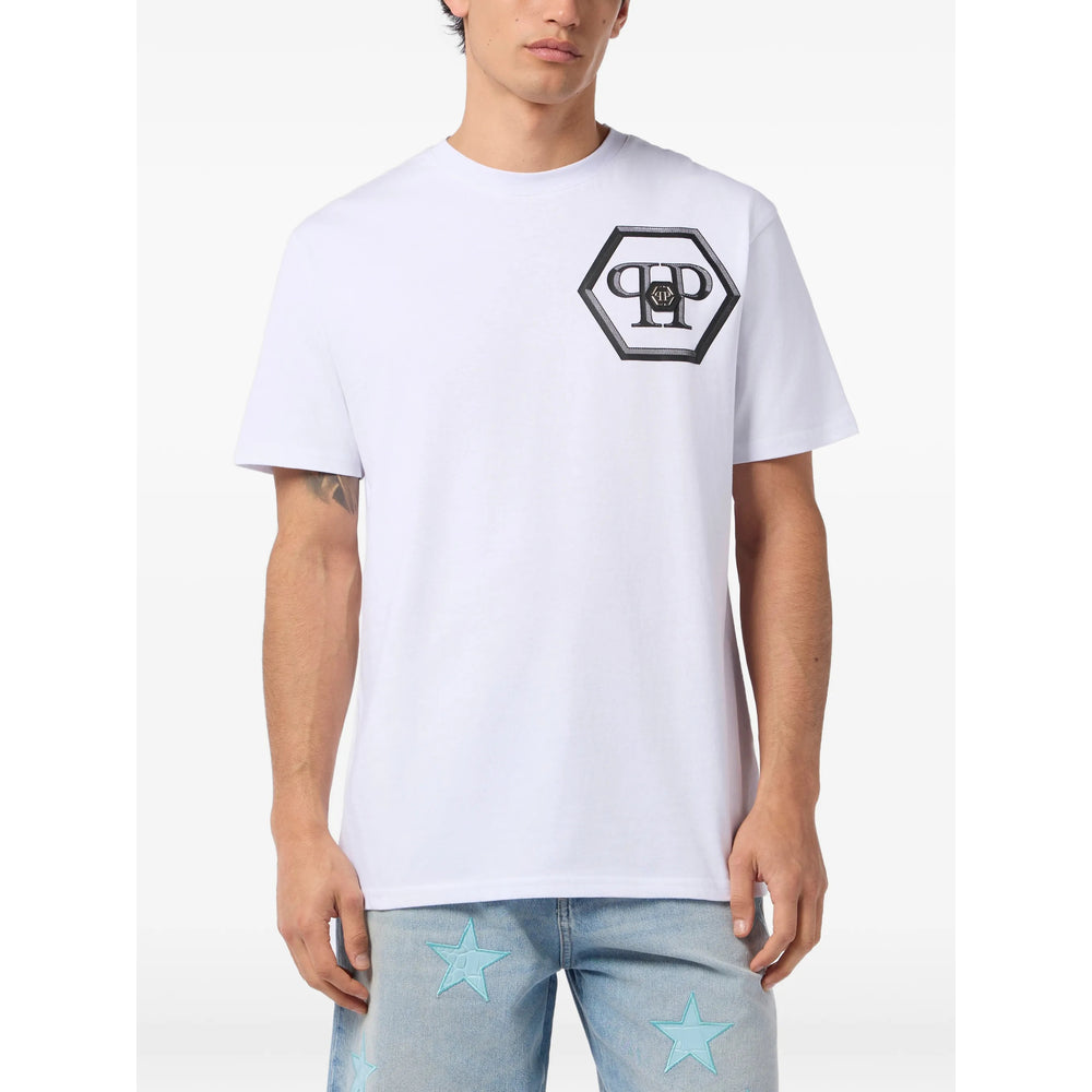 Philipp Plein T Shirts - White | 681c93cd382b39bfb40946ba5553b49d3521031d